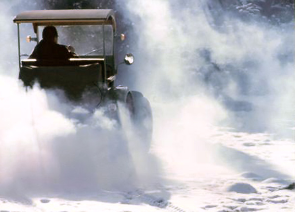 Schneegestäber durch den Hhanomag-Bauernschleppe RL-20